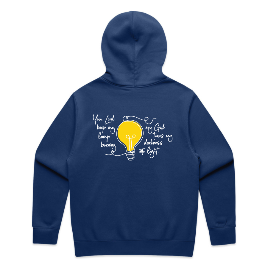 Psalm 18:28 Darkness Into Light Hoodie