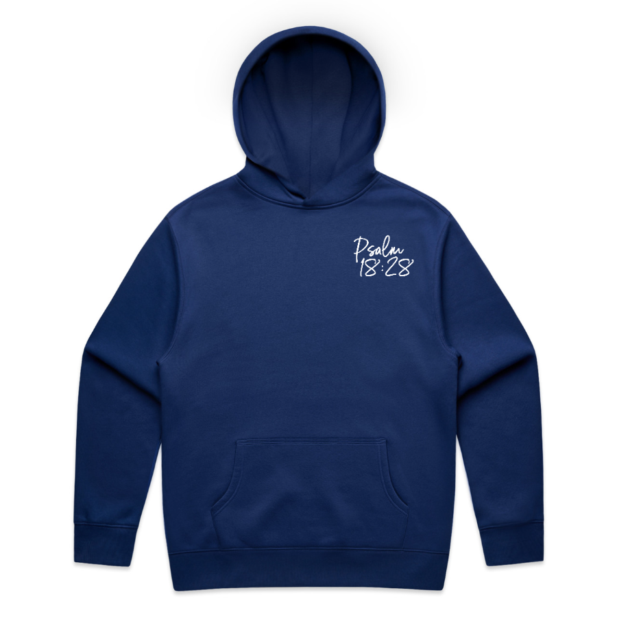 Psalm 18:28 Darkness Into Light Hoodie